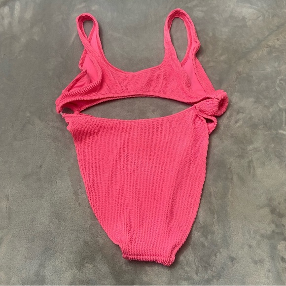 New! Good American always fits monokini hot neon pink nwot 24506 - Picture 4 of 9